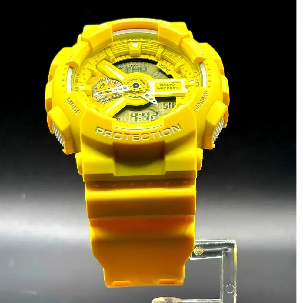 Casio G-Shock GA-110BC-9A Yellow Men's Analog Digital Watch